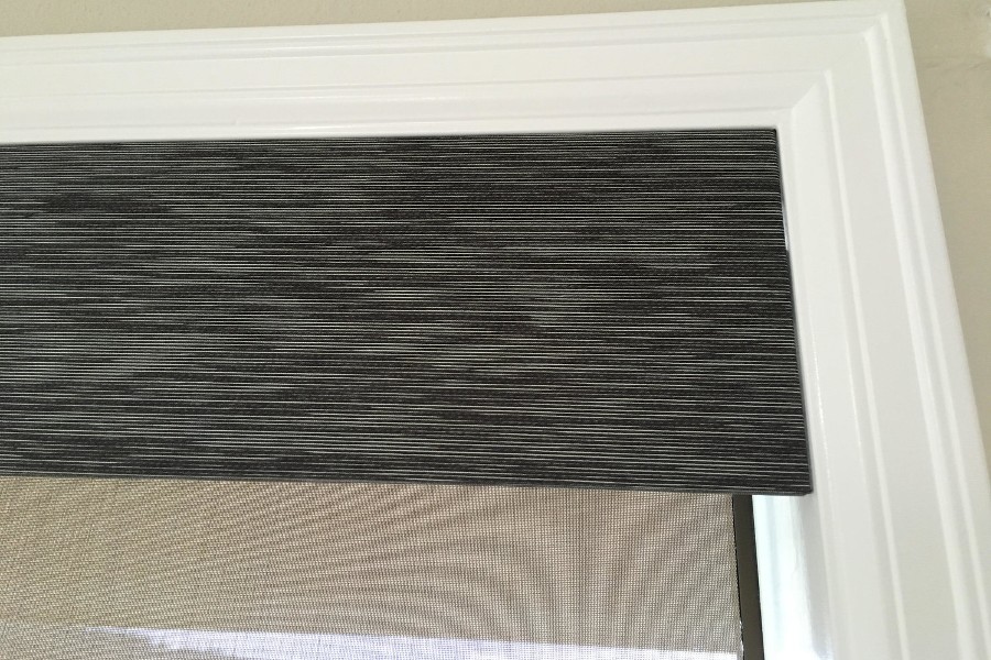 Contrasting Textured Valance