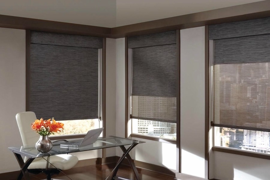 Dual Shades with Fabric Valance
