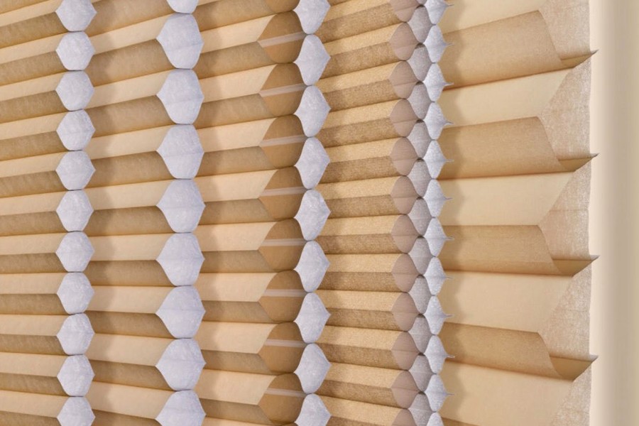 Honeycomb Pleat Size Comparison